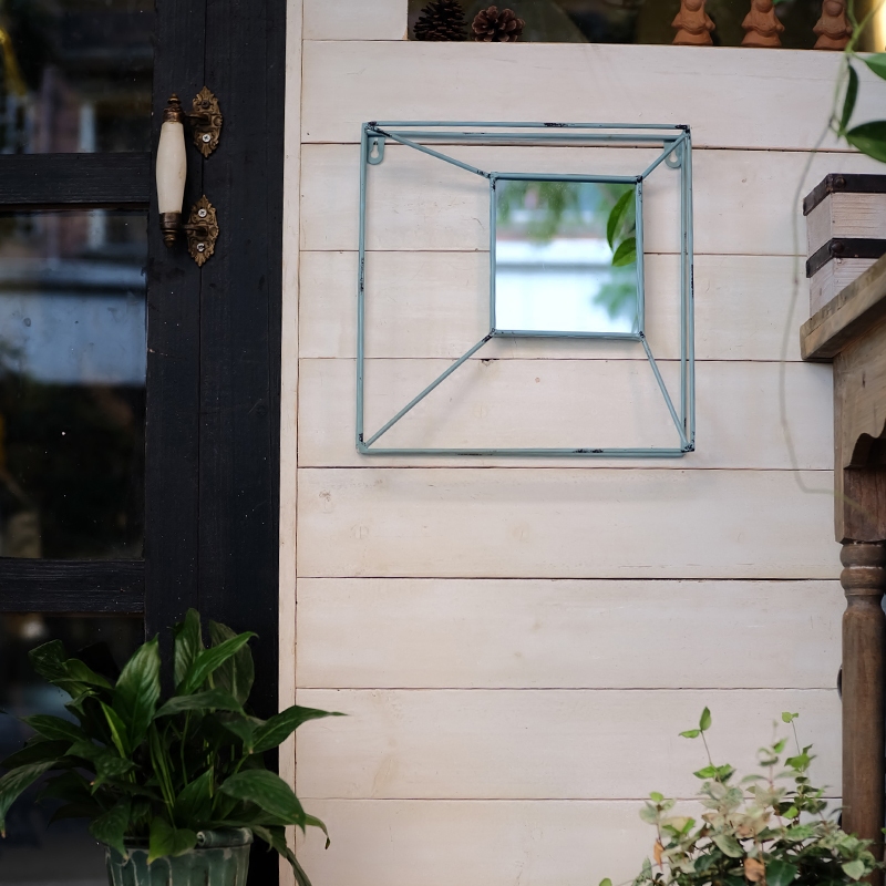 製品陳 地中海铁艺极简线条相框镜面壁饰 文艺园艺装饰挂件在类目 家居饰品, 壁饰中 - 来自Buy2taobao.com提供专业的淘宝代购服务