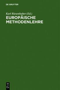 【预售】Europaische Methodenlehre: Handbuch ...