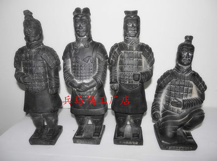 秦始皇兵马俑17cm 工艺摆件 西安旅游纪念品 外事出国礼品送老外