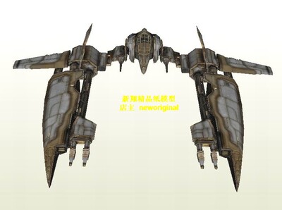科幻概念宇宙战舰太空飞船 星战前夜EVE Online坦普拉战斗机模型