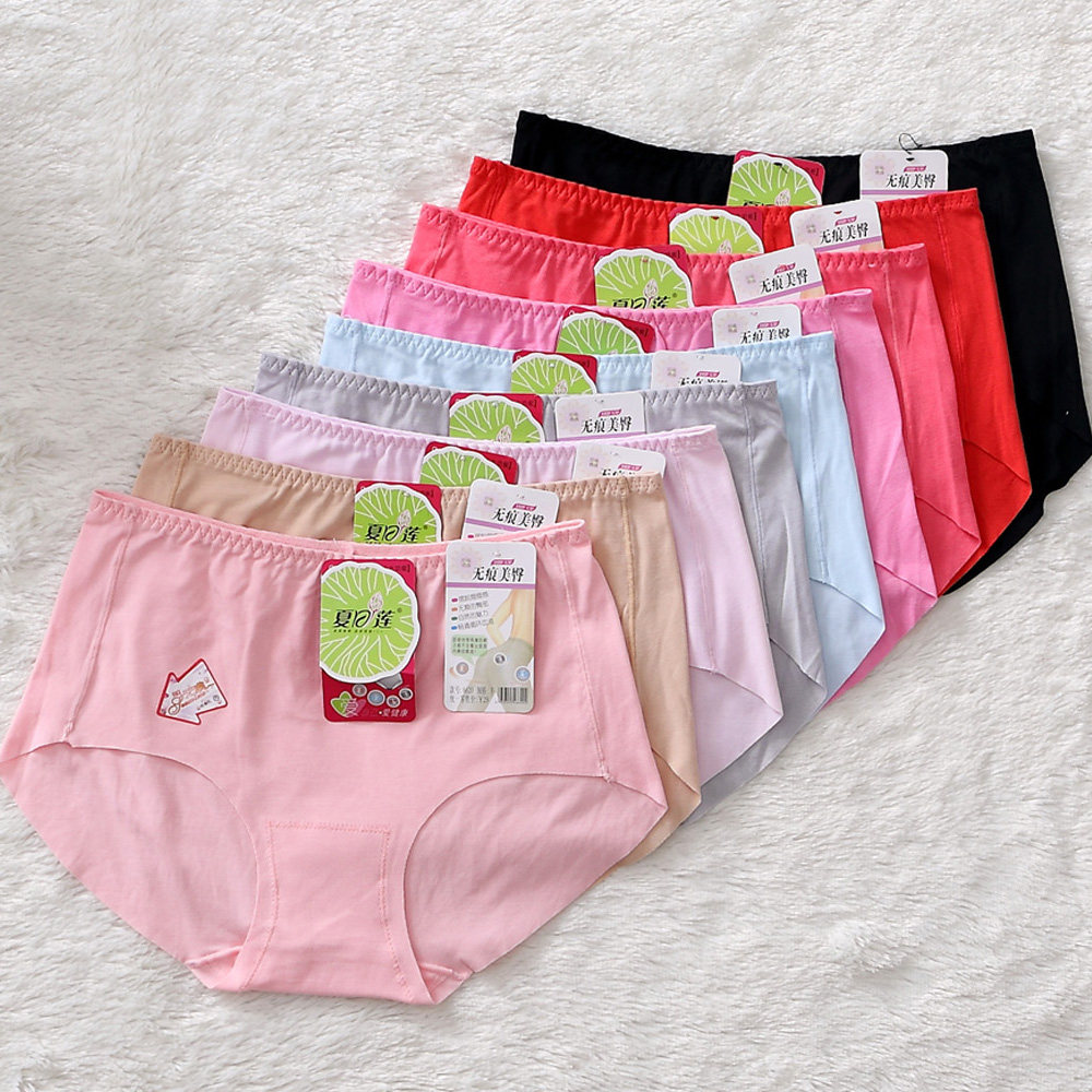 2条起包邮夏日莲棉大码无痕隐形中腰女士三角内裤6620,女士内衣/男士内衣/家居服,女三角裤,淘宝优惠券,粉丝福利购,淘宝优惠卷