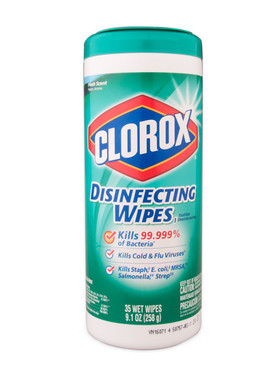 美国进口高乐氏CLOROX家居多用途清洁消毒杀菌湿巾35片田园清香味