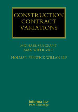 【预售】Construction Contract Variations