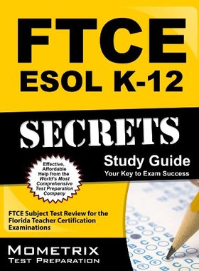 【预售】Ftce ESOL K-12 Secrets Study Guide: Ftce Test ...