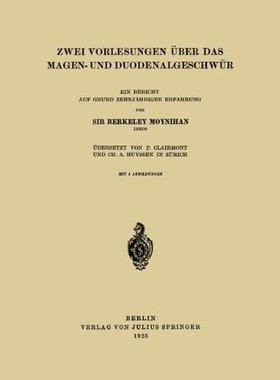 【预订】Zwei Vorlesungen Uber Das Magen- Und...