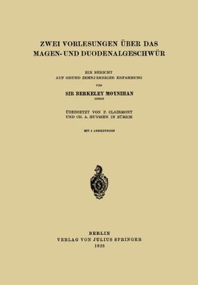 【预订】Zwei Vorlesungen Uber Das Magen- Und...