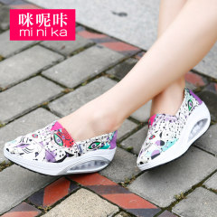 MI Ka fall 2015 the Korean version of boom shake shoes women's casual canvas platform set foot lazy shoes women's shoes