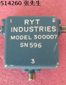 美国RYT进口 300007 0.95-1.25GHz SMA 100W RF 同轴环形器环形器
