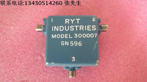 美国RYT进口 300007 0.95-1.25GHz SMA 100W RF 同轴环形器环形器
