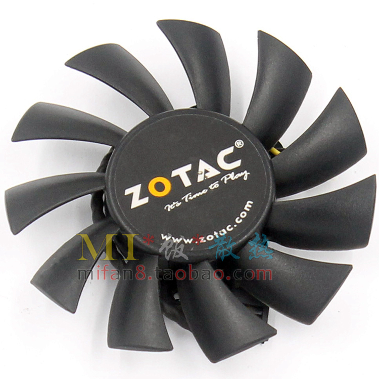 索泰gt220430620630显卡风扇