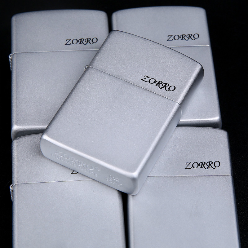 香港正品 zorro佐罗煤油打火机 超薄佐罗标志 个性创意 防风 送礼