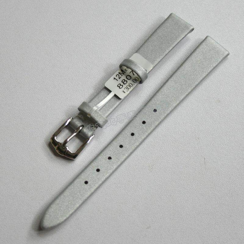 精品 TimeKing真皮表带 绢丝表带 绸面表带 银灰色 12/14/18/20mm