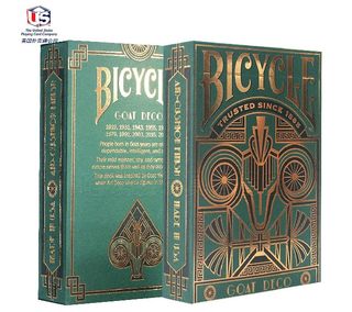 默默纸牌bicycle Goat playingcard美国生肖羊金箔定制收藏扑克