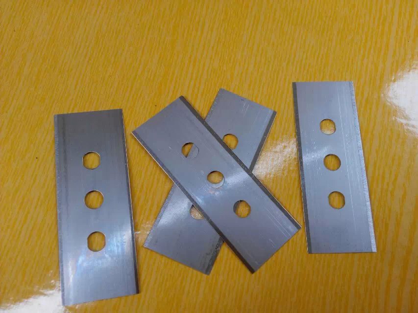 进口SK4材质三孔胶带机国产黑钢刀片，分封箱透明用大家都在用