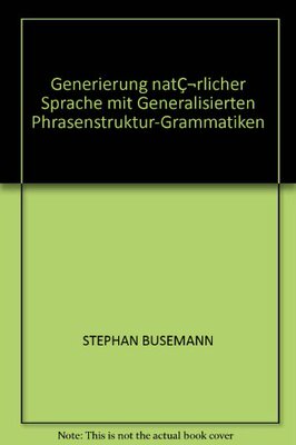 【预订】Generierung Naturlicher Sprache Mit ...