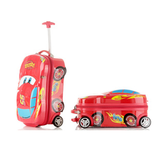正品 3D儿童拉杆箱汽车卡通拉杆包旅行箱书包闪电麦昆厂家直销