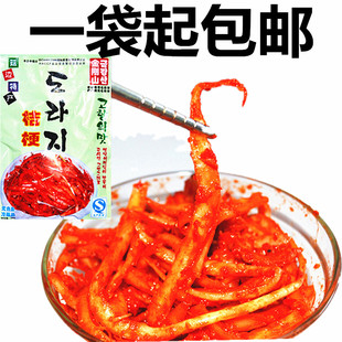 正宗韩国泡菜辣白菜东北特产美食延边朝鲜族咸菜金刚山桔梗狗宝菜