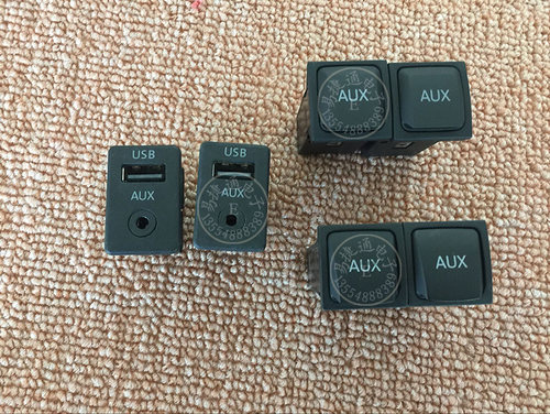 大众高6高尔夫迈腾速腾新宝来新速腾原装AUX USB开关座