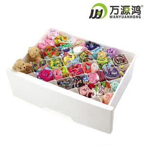 蜂窝式抽屉收纳分隔板整理分格板自由组合塑料隔断内衣袜子分类