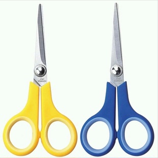 家用剪刀 办公 得力剪刀6005剪刀140mm剪刀 儿童型轻巧舒适省力