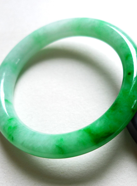 【星玉楼翡翠】-71120阳绿平安环缅甸揭阳工老坑天然A货正品翡翠