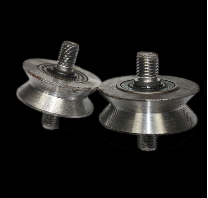 60v型铁轮/三角铁槽轮/轻轨滑轮/三角轮/轨道轮/电动门轮子