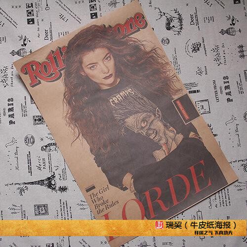 洛德海报新西兰歌手Lorde萝儿欧美美女写真萝德环球唱片歌星挂图