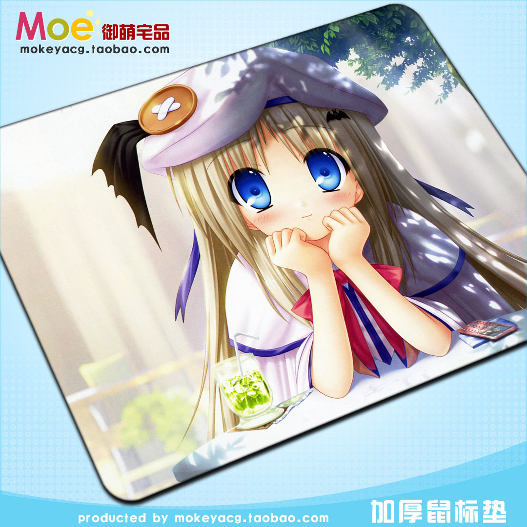 8款 小小克星 little busters! 能美鼠标垫 5mm超厚动漫鼠标垫
