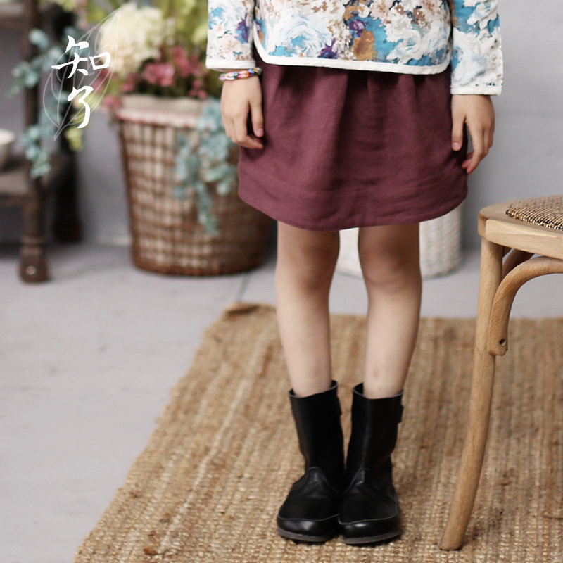 Jupe pour fille en lin - Ref 2050943 Image 1