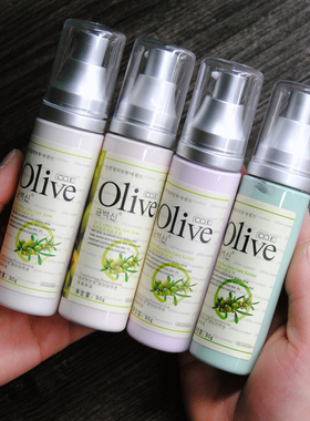 正品包邮韩伊橄榄Olive悦颜粉底液90ml淡紫淡绿自然肤白色