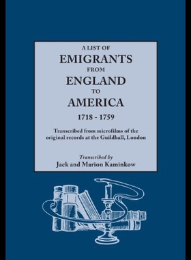 【预售】A   List of Emigrants from England to America, 17