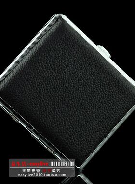 包邮正品双枪18支装 真皮烟盒 经典款 男士精品烟盒 超薄 创意