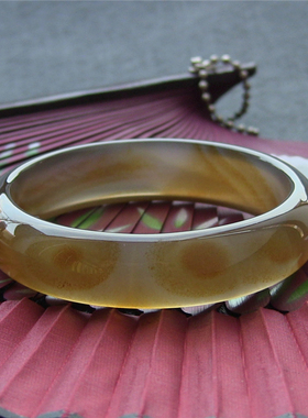 天然巴西无优化外星人玛瑙手镯