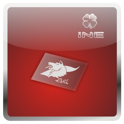 高达/白狼松永真/acg电动痛车贴纸摩托笔记电脑行李箱头盔贴ha076