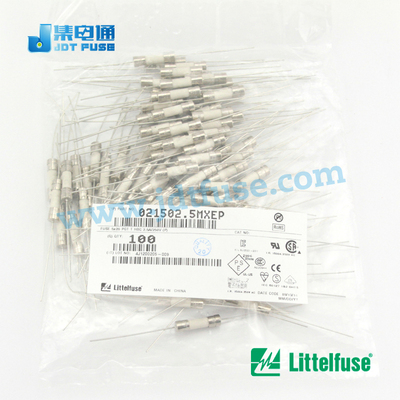 littelfuse力特陶瓷保险管5*20慢断021502.5MXEP 250VT2.5A带引线