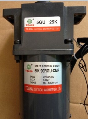 TEAYA电机减速马达TEAYA减速电机5IK90RGU-CMF 5GU25K NMRV63