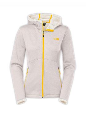 美国直邮THE NORTH FACE/北面C1Z93女抓绒布连帽长袖卫衣包邮