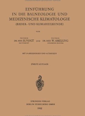 【预订】Einfuhrung in Die Balneologie Und Me...