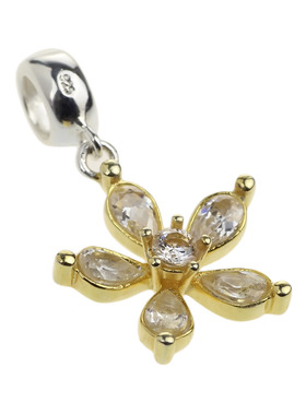 毕亨特短款锁骨水晶吊坠镀金银饰