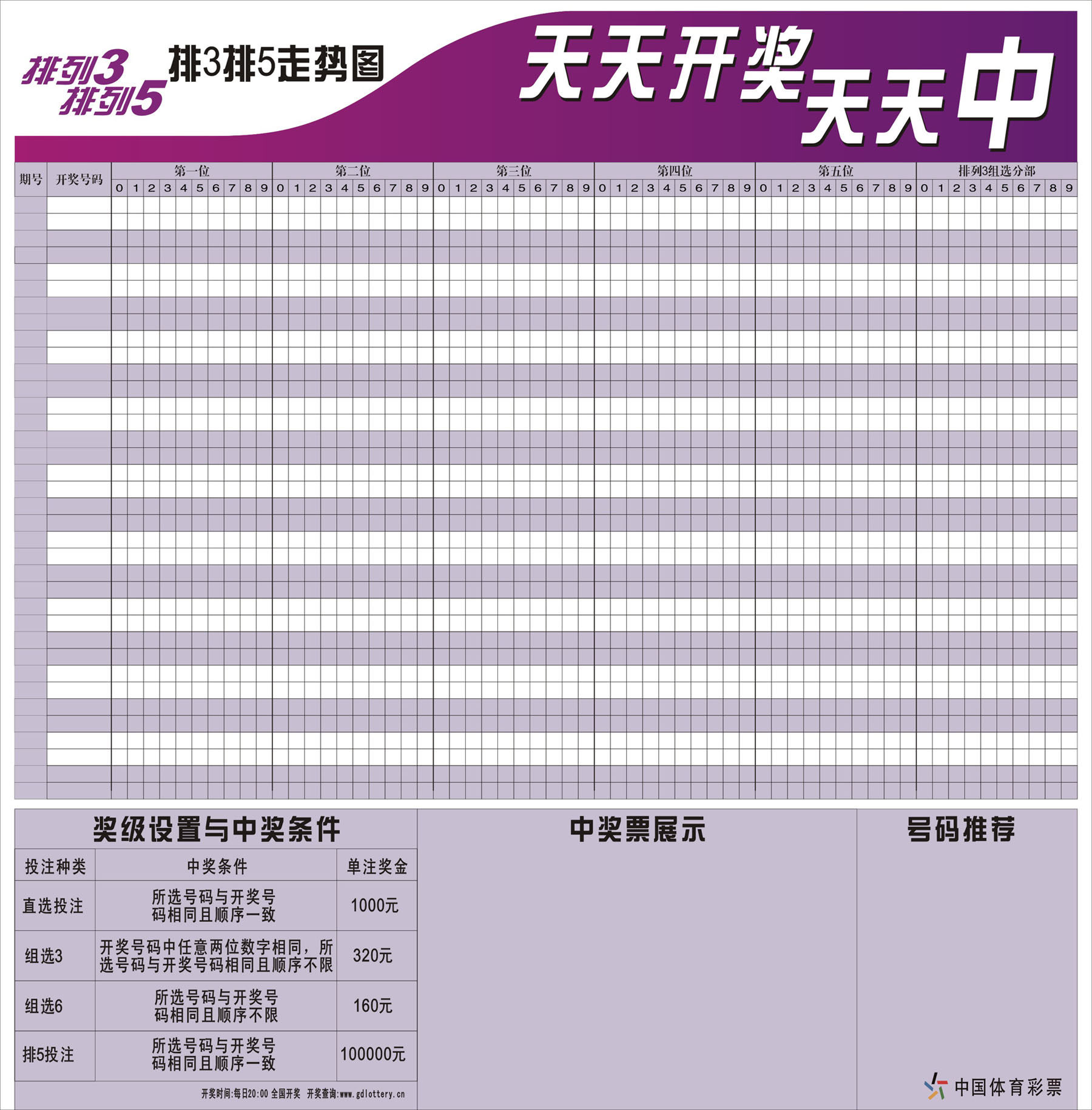 747海报印制展板写真喷绘822竞彩体彩走势图排3排5