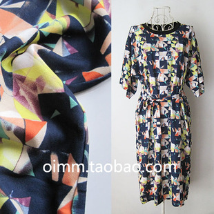 宽松连衣裙短裙大版 裙子dx2fashion印花腰带短袖 大码 第二件半价