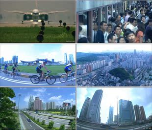交通运输货车轮船物流飞机地铁公路汽车/中国高清实拍视频素材