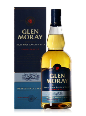 进口洋酒Glen Moray Peated格兰莫雷单一麦芽威士忌酒泥煤款