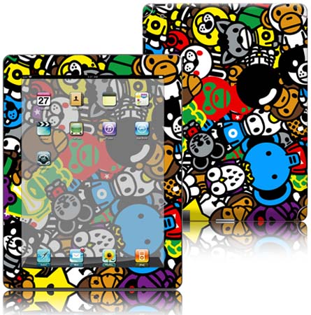 Æ»¹ûipadµçÄÔÌùĤ ipad2/3/4²ÊĤ ipad3±£»¤Ä¤ ǰºó¿¨Í¨È«ÉíÌùÖ½