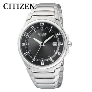 西铁城(CITIZEN)光动能不锈钢表带商务休闲情侣手表BM6650-53E男