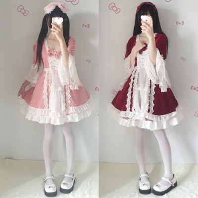 taobao agent Demi-season retro lace doll, dress, Lolita style, lace dress