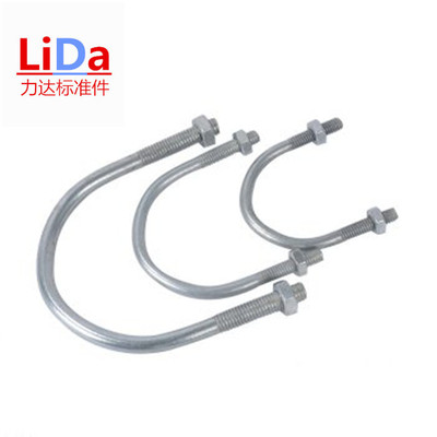 U型卡箍/U型管卡/U型抱箍/U型卡扣/镀锌U型卡/U型卡16-300