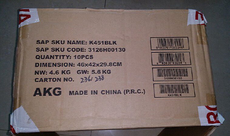 AKG/爱科技 K451耳机 耳塞 头戴式HIFI折叠式运动