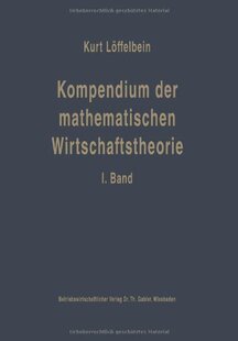 【预订】Kompendium Der Mathematischen Wirtsc...