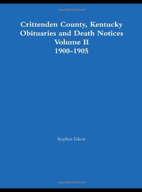 【预售】Crittenden County, Kentucky Obituaries and Death